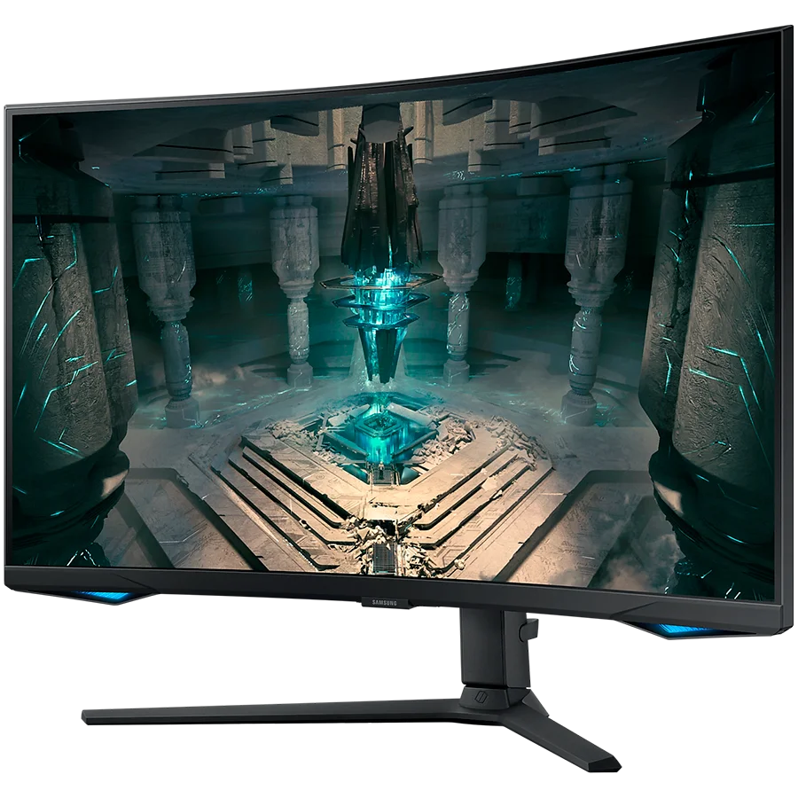 Monitor LED Samsung LS32BG650EUXEN Odyssey G65B, 32'' WQHD Curved 1000R 16:9 (2560x1440) VA 240Hz, 350 cd/2, 2500:1, HDR600, 1ms (GTG), 178/178, FS Premium Pro, G-Sync Compatible, 2xHDMI 2.1, 1xDP 1.4, 1xUSB 3.0, 1xUSB 2.0, RJ-45, WiFi, BT, Speakers 2x5W,