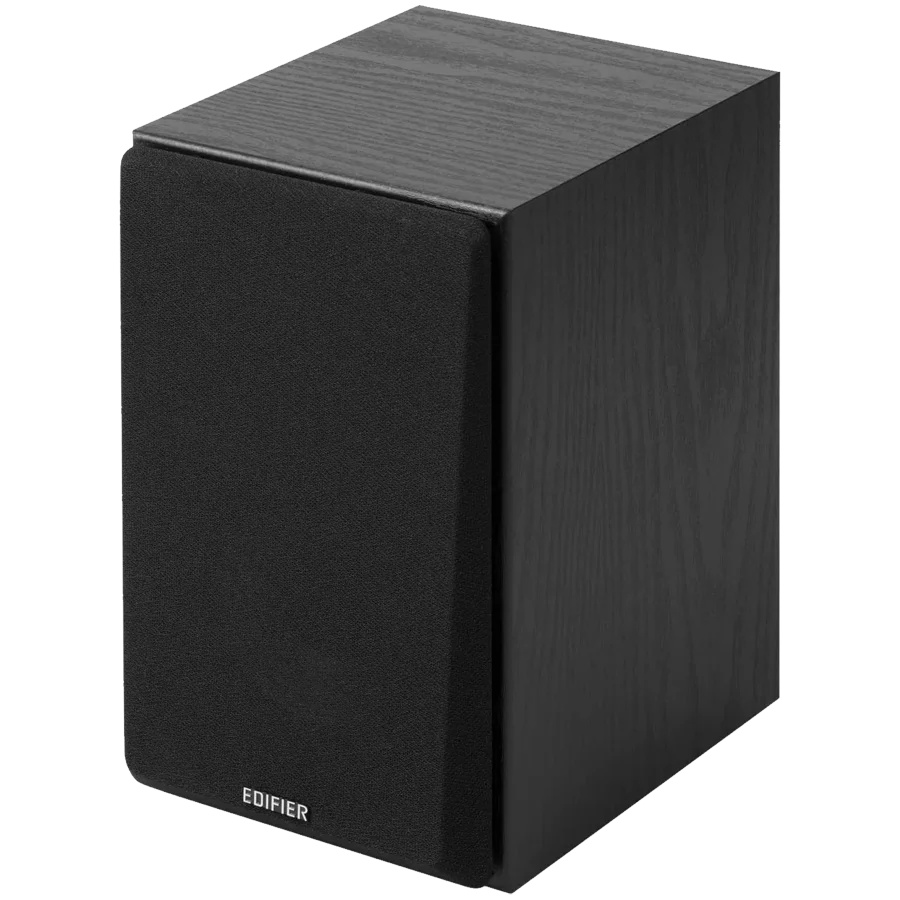 Edifier R980T 2.0 Bookshelf Speakers, Dual RCA and 3.5mm headphone output, 0.5-inch Tweeters, 4-inch Bass Drivers, 24W (RMS), Black