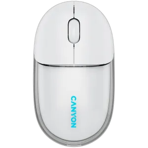CANYON mouse OnClick 24 BT/ Wireless Transparent/White
