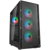 COUGAR AIRFACE PURE RGB PC Case, Mid Tower, Black