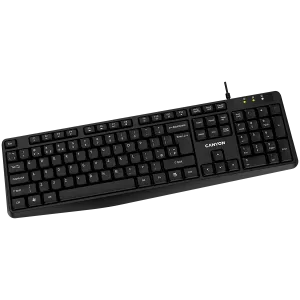 CANYON keyboard KB-1 EN/BG Wired Black