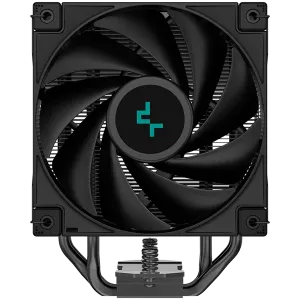 DeepCool AK400 Zero Dark, CPU Air Cooler, 1x120mm PWM Fan, TDP 220W, 4 Heatpipes, LGA1851/1700/1200/115x, AMD AM5/AM4, 127x97x155 mm(LxWxH), R-AK400-BKNNMN-G-2, 3Y