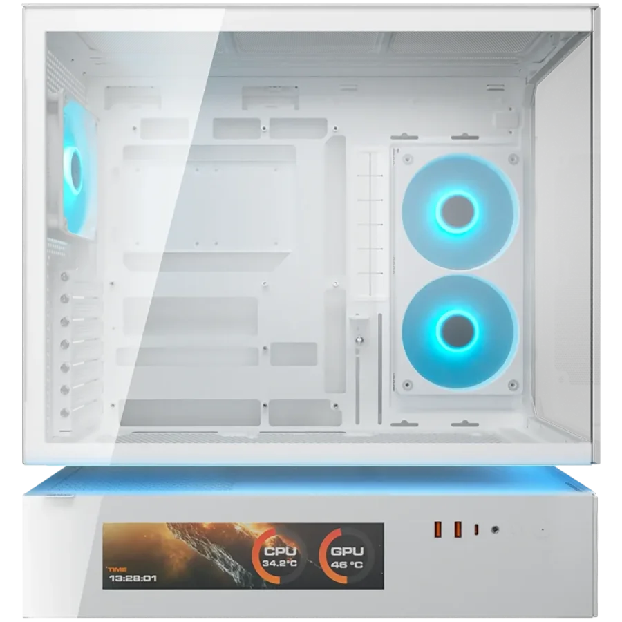 COUGAR CFV235 Vision PC Case, Mid Tower, White