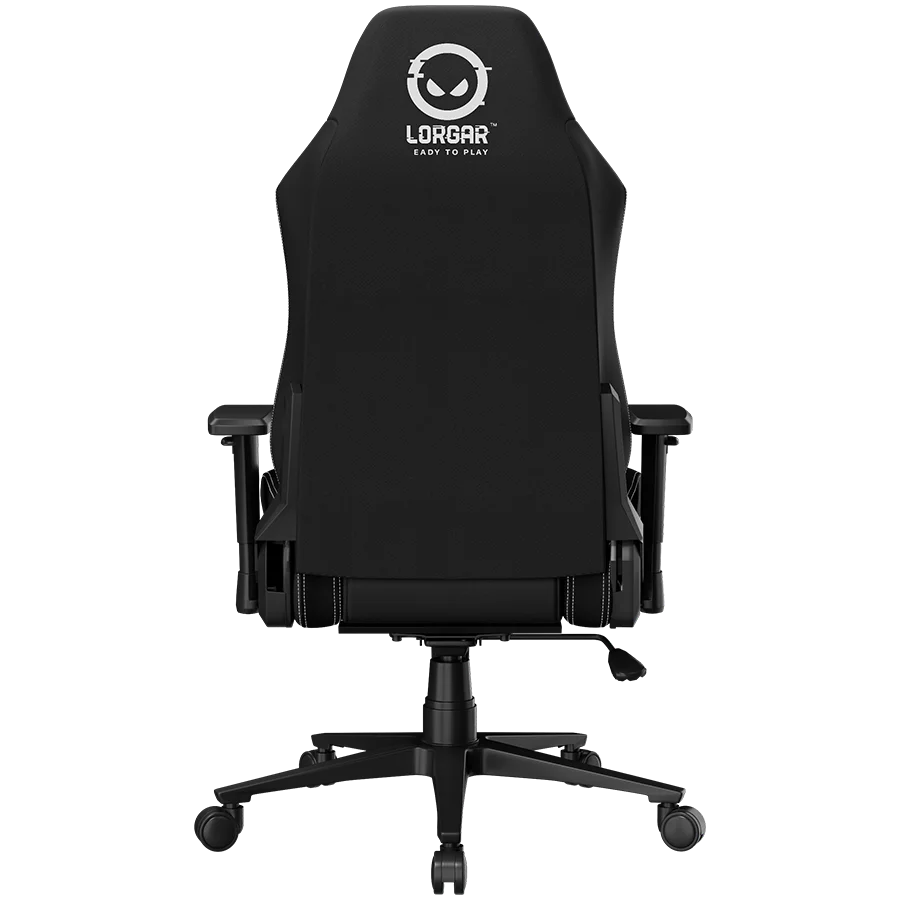 LORGAR CHA41, Ergonomic Gaming Chair Advanced, premium anti-stain fabric, Black/white