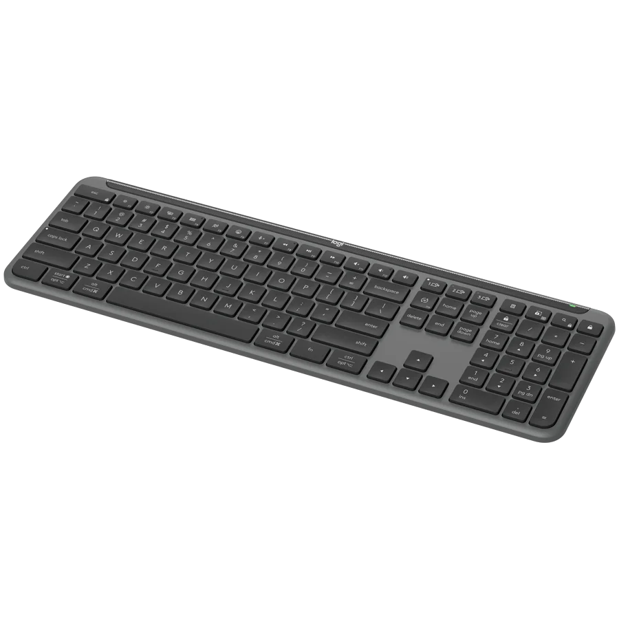 LOGITECH SIGNATURE SLIM WIRELESS KEYBOARD K950 - GRAPHITE - US INT'L - 2.4GHZ/BT - INTNL-973