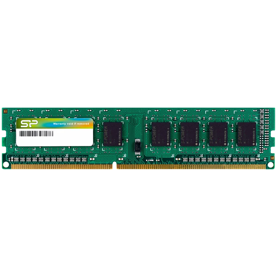 Silicon Power DDR3-1600 CL11 8GB DRAM DDR3 U-DIMM Desktop 8GB (512*8) 16chips