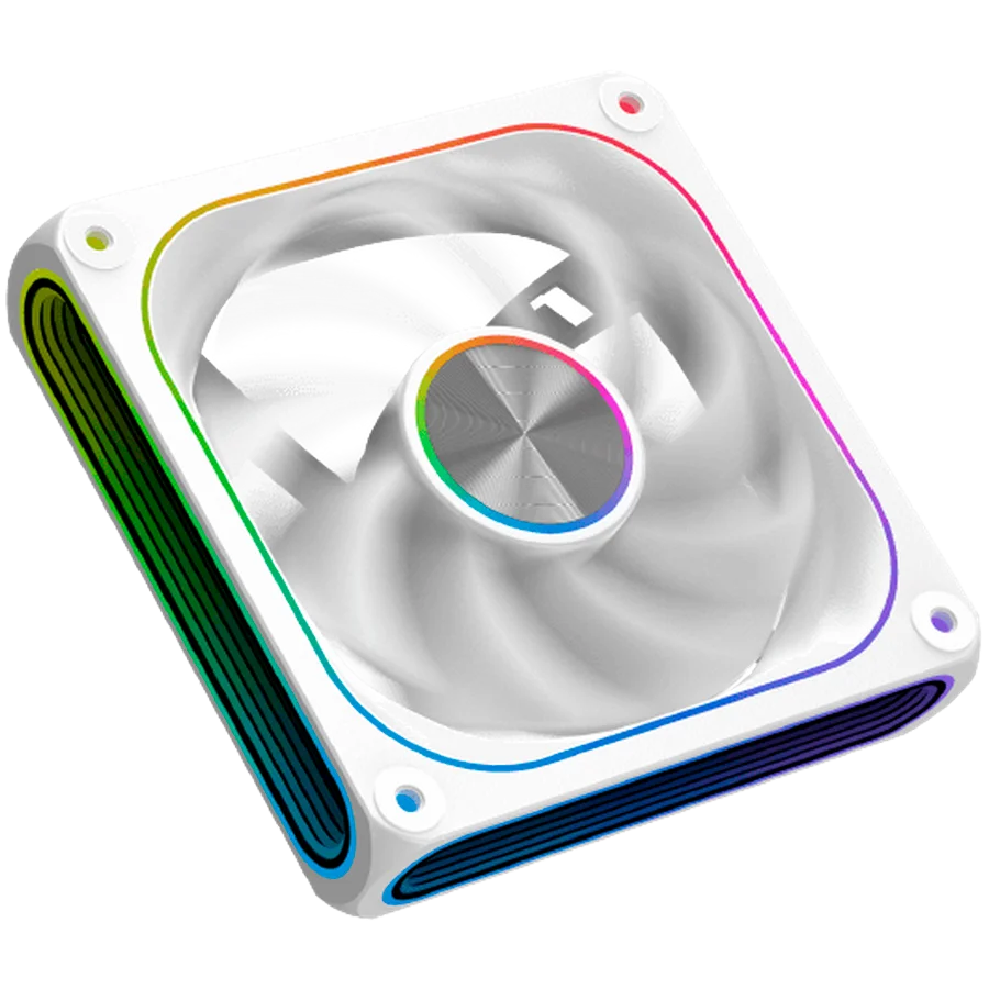 Infinity J22A Arctic EN49835 (WH, 3PCS J22A PWM Fans, ARGB & PWM Remote Control Box, A Logo Color Box)