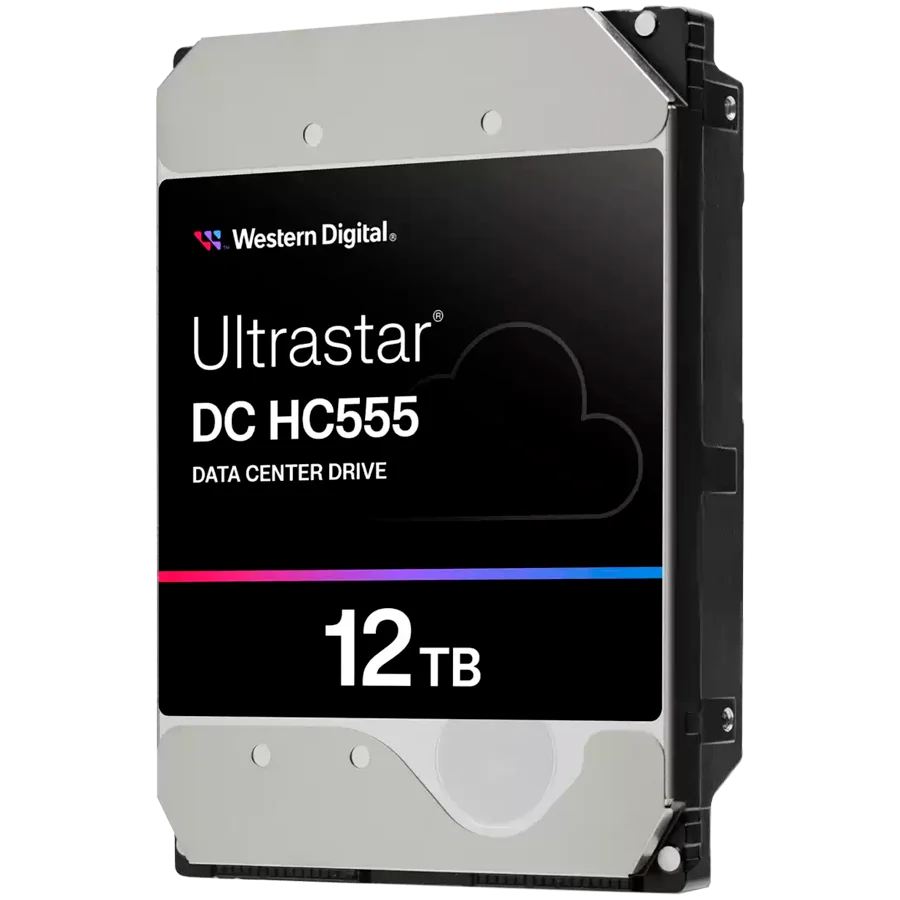HDD Server WD Ultrastar DC HC555 12TB 512e SE, 3.5 HDD Server WD Ultrastar DC HC555 12TB 512e SE, 3.5