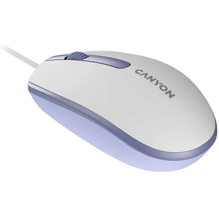 CANYON mouse M-10 Wired White Lavender