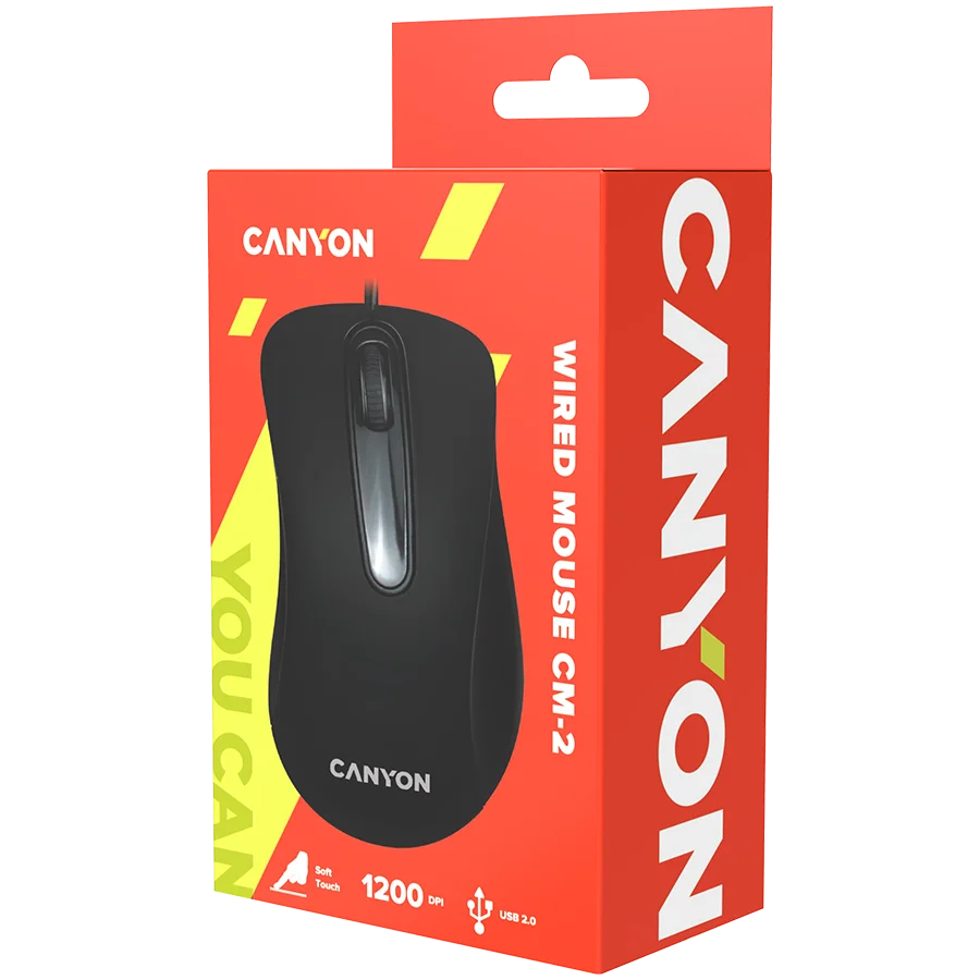 CANYON mouse CM-2 Wired Black