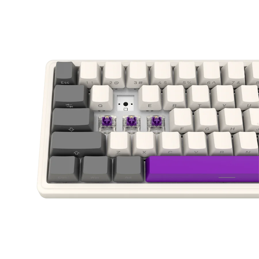 LORGAR KBP70MW, Wireless 65% Mechanical Gaming Keyboard Pro, Beige, EN layout