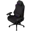 LORGAR CHA41, Ergonomic Gaming Chair Advanced, premium anti-stain fabric, Black/purple