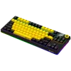 LORGAR KBP70TKLW, Wireless TKL Mechanical Gaming Keyboard Pro, Black/yellow, EN layout LORGAR KBP70TKLW, Wireless TKL Mechanical Gaming Keyboard Pro, Black/yellow, EN layout