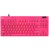 LOGITECH G PRO X TKL RAPID Gaming Keyboard - MAGENTA - US INT'L - USB - EMEA28i-935 - LINEAR