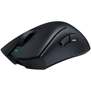 Razer DeathAdder V3 Pro Black, Wireless Gaming Mouse, True 30000 dpi, Focus Pro 30K Optical Sensor, Gen-3 Optical Mouse Switches, 5 programmable buttons, Razer Speedflex Cable USB Type C, 90-million Clicks