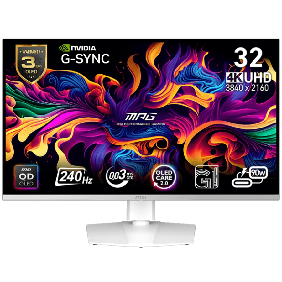 MSI MPG 321URXW QD-OLED Gaming Monitor, 31.5