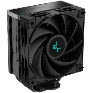 DeepCool AK400 Zero Dark, CPU Air Cooler, 1x120mm PWM Fan, TDP 220W, 4 Heatpipes, LGA1851/1700/1200/115x, AMD AM5/AM4, 127x97x155 mm(LxWxH), R-AK400-BKNNMN-G-2, 3Y