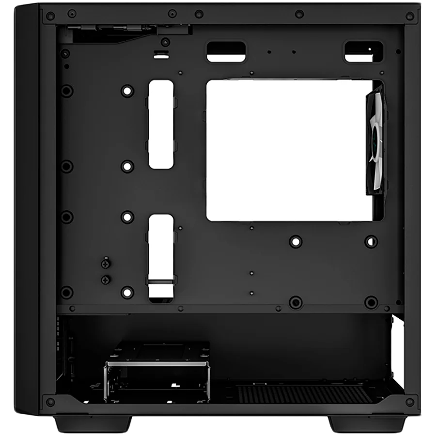 DeepCool CC360 ARGB, Mid Tower, Mini-ITX/Micro-ATX, 1xUSB3.0, 1xUSB2.0, 1xAudio, 3x120mm Pre-Installed ARGB Fans, Tempered Glass, Mesh Panel, Black, R-CC360-BKAPM3-G-1