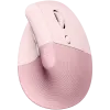 LOGITECH Lift Bluetooth Vertical Ergonomic Mouse - ROSE/DARK ROSE