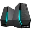 Edifier G1500 2.0 Audio System, BT V5.3, USB, AUX, 2.5-inch Drivers, RGB Lighting, 5W (RMS), Black