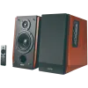 Edifier R1700BTs .0 Bookshelf Speakers, BT V5.1, RCA, 0.75-inch Tweeters, 4-inch Drivers, Sub-Out, 66W (RMS), Control Knobs and Remote Control, Brown