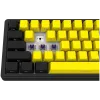 LORGAR KBP70MW, Wireless 65% Mechanical Gaming Keyboard Pro, Black/yellow, EN layout