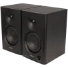 Edifier MR4 Active Studio Monitors, RCA, AUX, TRS, 1-inch Tweeters, 4-inch Woofers, 42W (RMS), Control Knob, Black