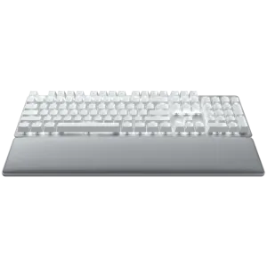 Razer Pro Type Ultra - US Layout, Wireless Mechanical Keyboard for Productivity, Razer Yellow Mechanical Switch, Bluetooth and Razer HyperSpeed (2.4GHz), Backlit keys (white LED), USB-C, Plush leatherette wrist rest, Soft-touch coating