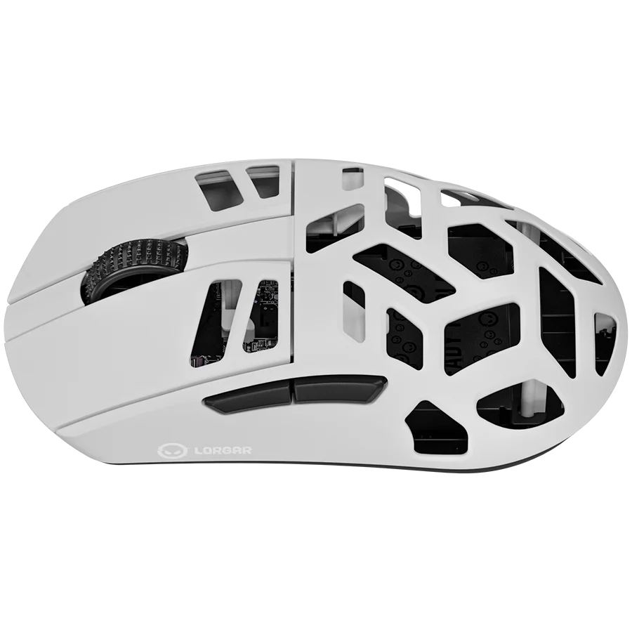LORGAR MSE90W, Magnesium Alloy Wireless Gaming Mouse Elite, White