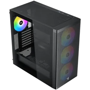 Xigmatek Osiris (EATX, U3x1+U2x2, Mesh Grill FP & Left TG, 3PCS 140mm Y40A & ARGB RemoteControl Box)