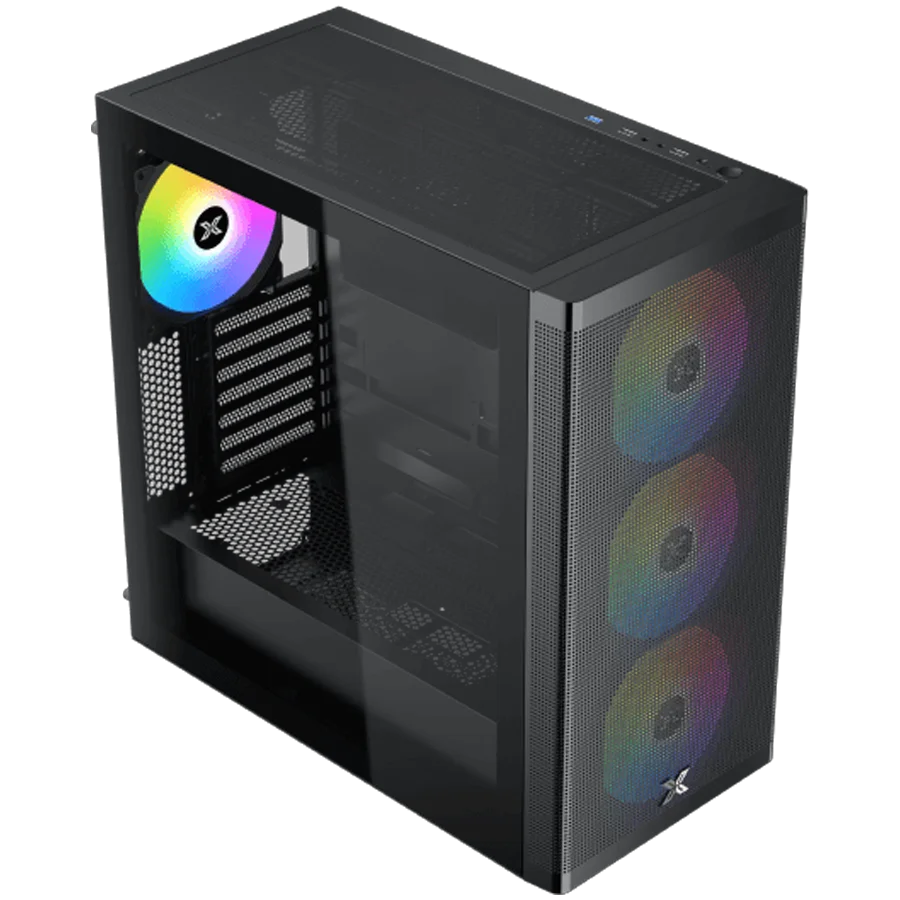 Xigmatek Osiris (EATX, U3x1+U2x2, Mesh Grill FP & Left TG, 3PCS 140mm Y40A & ARGB RemoteControl Box)