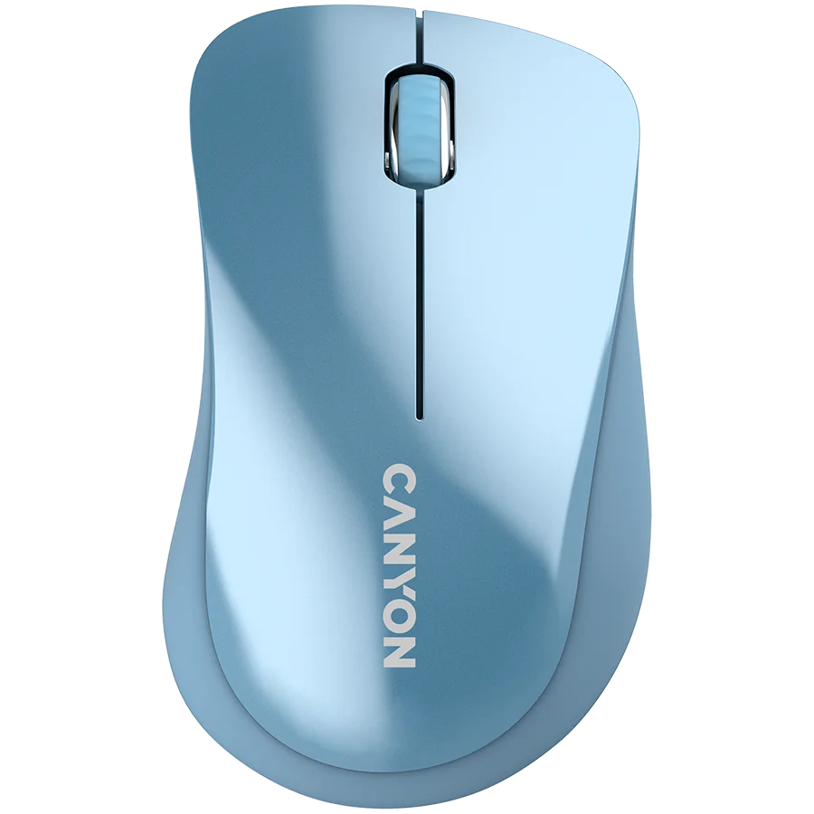 CANYON MW-11, 2.4 GHz  Wireless mouse ,with 3 buttons, DPI 1200, Battery:AAA*2pcs  ,Blue67*109*38mm 0.063kg