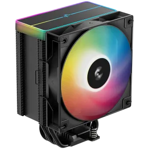 DeepCool AG500 BK ARGB V2, CPU Air Cooler, 1x120mm ARGB PWM Fan, ARGB Top Cover, 6 Heatpipes, LGA 1851/1700/1200/1151/1150/1155, AMD AM5/AM4, 125x95x160 mm(LxWxH), R-AG500-BKAMMN-GJD, 2Y