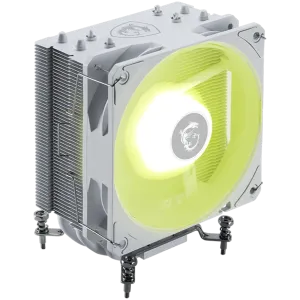 MSI MAG COREFROZR AA13 WHITE, 1x120mm ARGB Fan, TDP 240W, Direct Touch Heat-pipes, Intel LGA 1700/1851, AMD AM5/AM4, White, 3Y Warranty