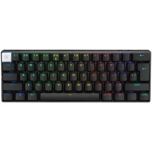 LOGITECH G PRO X 60 LIGHTSPEED Wireless Gaming Keyboard (Tactile) - BLACK - US INT'L - 2.4GHZ/BT - EMEA28-935 - TACTILE SWITCH