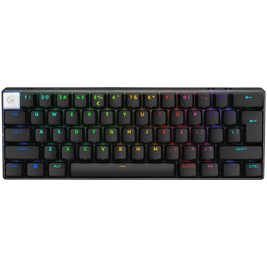 LOGITECH G PRO X 60 LIGHTSPEED Wireless Gaming Keyboard (Tactile) - BLACK - US INT'L - 2.4GHZ/BT - EMEA28-935 - TACTILE SWITCH