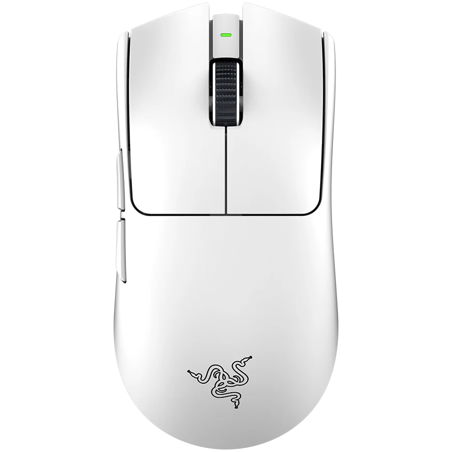 Razer Viper V3 Pro - White, Gaming mouse, HyperSpeed Wireless, Focus Pro 35K Optical Sensor Gen-2, 35K DPI, Optical Mouse Switches Gen-3, 90-million Clicks, 100% PTFE mouse feet, 54 g (excluding cable and dongle), USB Type A to USB Type C cable