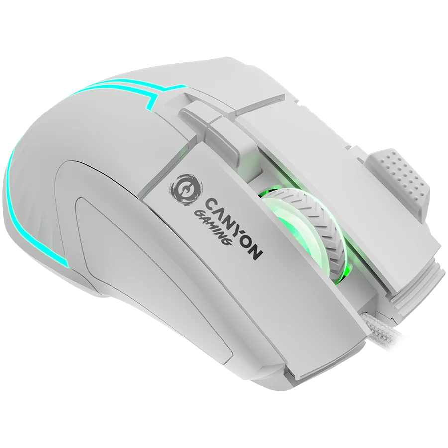 CANYON mouse Fortnax GM-636 RGB 9buttons Wired White