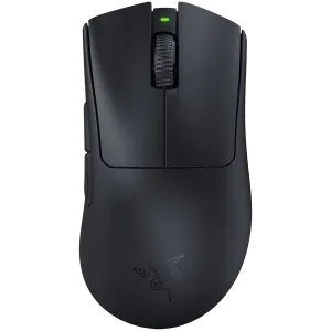 Razer DeathAdder V3 Pro Black, Wireless Gaming Mouse, True 30000 dpi, Focus Pro 30K Optical Sensor, Gen-3 Optical Mouse Switches, 5 programmable buttons, Razer Speedflex Cable USB Type C, 90-million Clicks