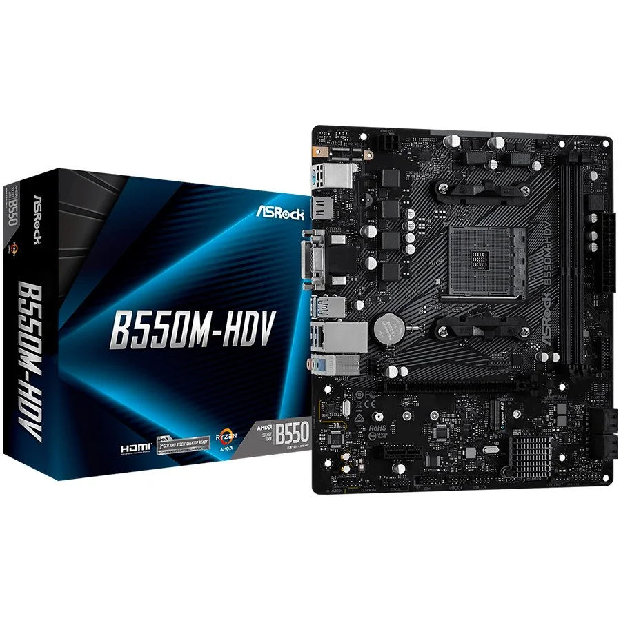 ASROCK B550M-HDV mATX AM4 DDR4