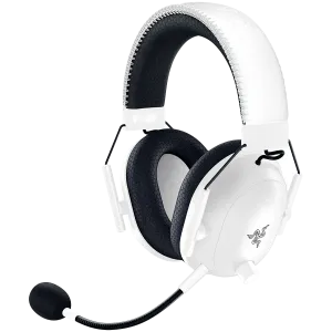 BlackShark V2 Pro (2023) - White, Wireless Gaming Headset, Razer TriForce Titanium Driver 50 mm, Oval Ear Cushions, Detachable Super Wideband microphone, THX Spatial Audio, Type A Wireless (2.4 GHz), Bluetooth 5.2