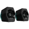 Edifier G2000 2.0 Audio System, BT V5.1, USB, AUX, 2.75-inch Drivers, RGB Lighting, 16W (RMS), Black