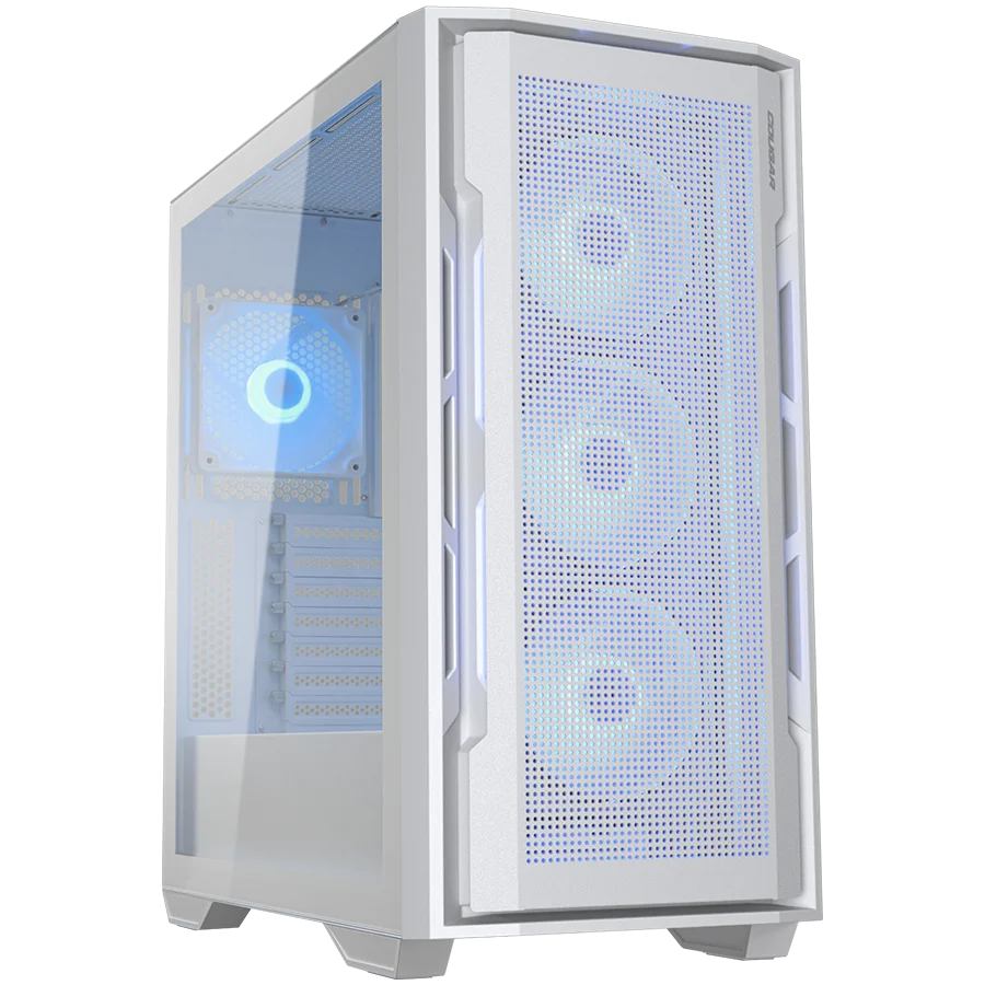 COUGAR UNIFACE RGB PC Case, Mid Tower, White