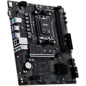 MSI PRO B850M-E EVO, mATX, Socket AM5, 2x DDR5 Dual Channel up to 8200(OC)MHz, 1x PCIe x16 slot, 1x M.2 slot, 4x USB 5Gbps, 2x USB 2.0, HDMI, VGA, 7.1 HD Audio, 2.5G LAN, 3Y MSI PRO B850M-E EVO, mATX, Socket AM5, 2x DDR5 Dual Channel up to 8200(OC)MHz, 1x PCIe x16 slot, 1x M.2 slot, 4x USB 5Gbps, 2x USB 2.0, HDMI, VGA, 7.1 HD Audio, 2.5G LAN, 3Y