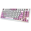 MSI FORGE GK600 TKL WIRELESS VIOLET - Hot-Swappable Mechanical Switches, PBT Keycaps, Sound-Dampening Foam and Gaskets, Integrated Display, RGB LED, 2.4GHz, BT, USB-C MSI FORGE GK600 TKL WIRELESS VIOLET - Hot-Swappable Mechanical Switches, PBT Keycaps, Sound-Dampening Foam and Gaskets, Integrated Display, RGB LED, 2.4GHz, BT, USB-C