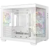 DeepCool CG330-3F WH, Mid Tower, Mini-ITX/Micro-ATX(Rear Connector), 1xUSB3.0, 2xUSB2.0, 1xAudio, 3x120mm Pre-Installed ARGB Fans, Tempered Glass, Mesh Panel, White, R-CG330-WHNGM3-G