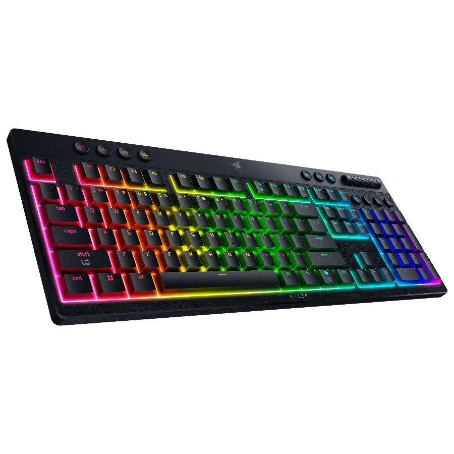 Razer BlackWidow V4 Low-profile HyperSpeed (Green Switch) - US Layout - Gaming Keyboard