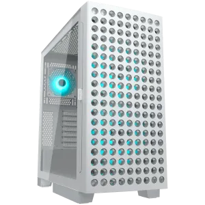 COUGAR AIRFACE ECO RGB PC Case, Mid Tower, White