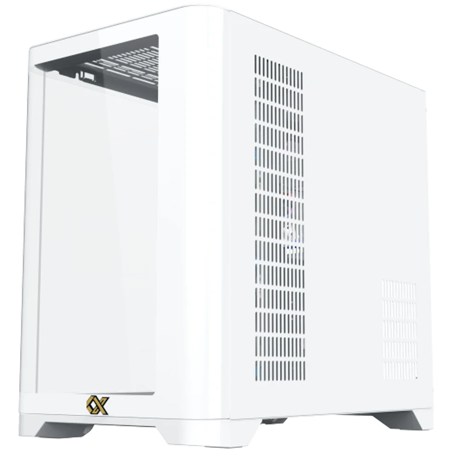 Crystal Storm Arctic V2 EN49408 (WH,EATX,U3+U2,Front Curved & Left TG,3PCS J22A PWM Arctic Reverse & 1PC J22A PWM Arctic,ARGB PCB)