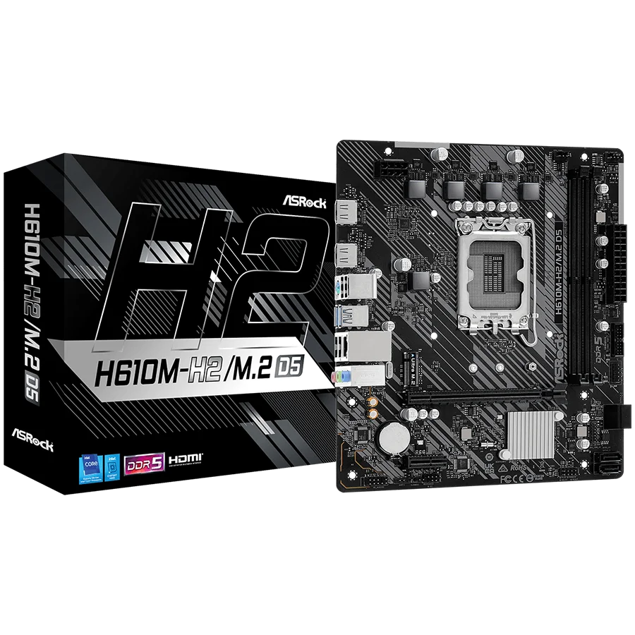 ASROCK H610M-H2/M.2 D5 mATX LGA1700 DDR5